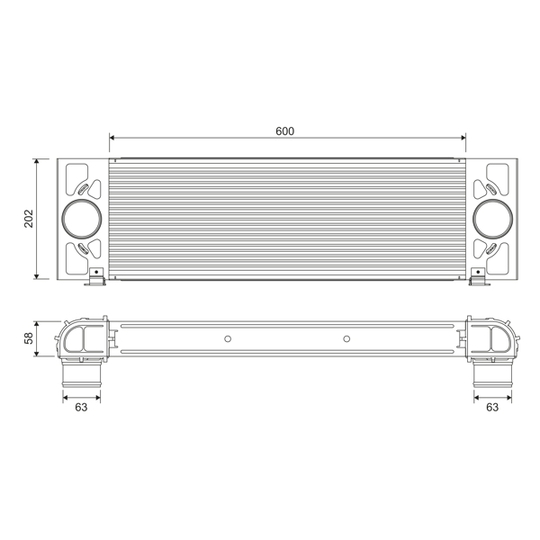 818376 - Intercooler, charger 