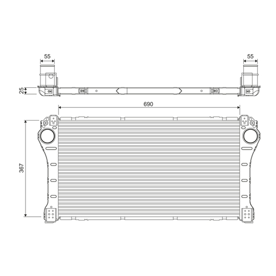 818387 - Kompressoriõhu radiaator 