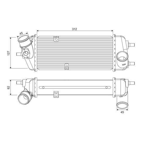 818383 - Intercooler, charger 