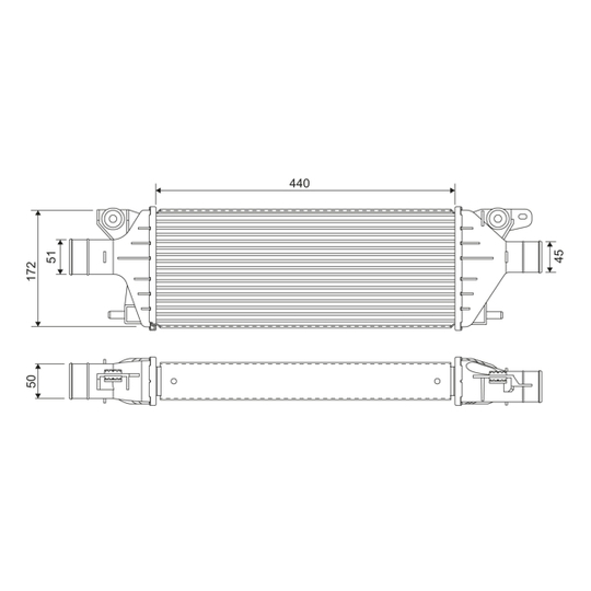 818379 - Intercooler, charger 