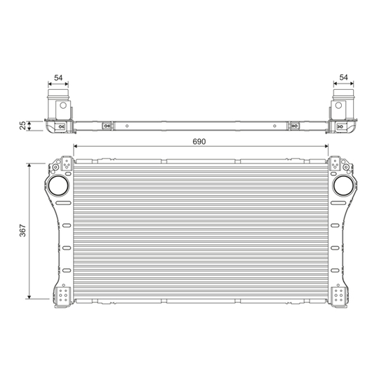 818375 - Intercooler, charger 