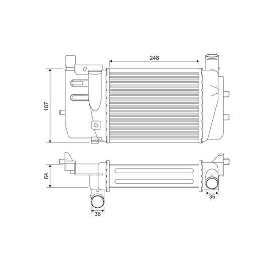 818369 - Intercooler, charger 