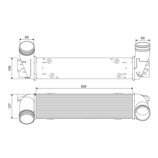 818392 - Intercooler, charger 