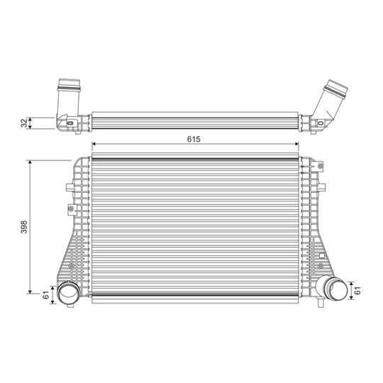 818372 - Intercooler, charger 