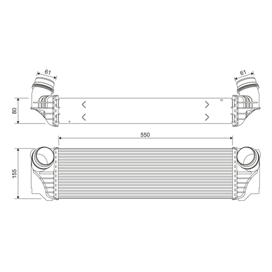 818367 - Intercooler, charger 