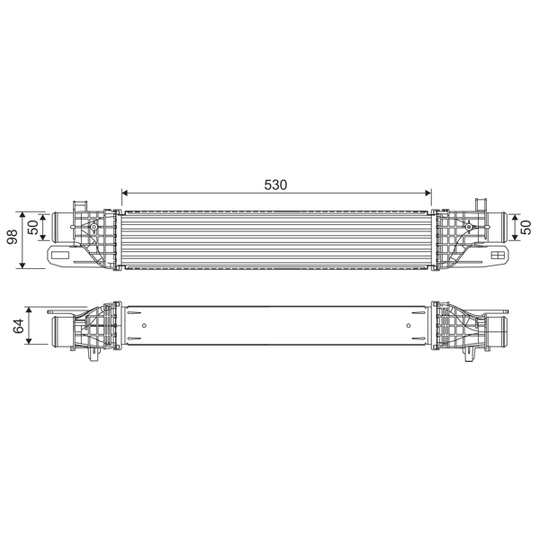 818541 - Intercooler, charger 