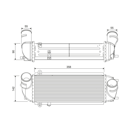 818692 - Kompressoriõhu radiaator 