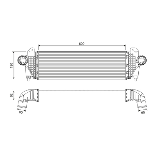 818694 - Intercooler, charger 