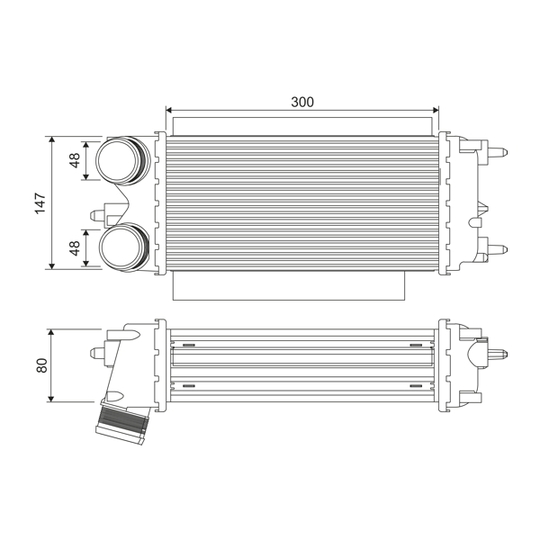 818539 - Intercooler, charger 