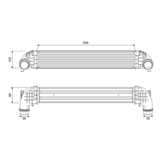 818698 - Intercooler, charger 