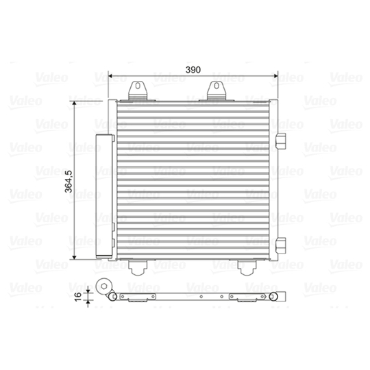 822577 - Condenser, air conditioning 