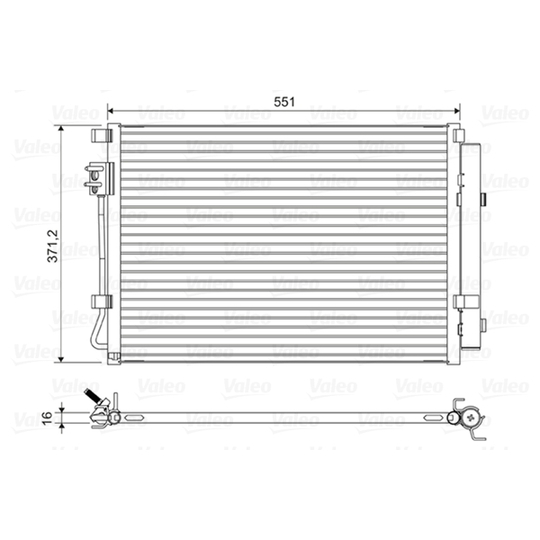 822581 - Condenser, air conditioning 