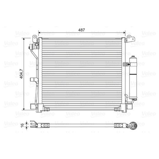 822579 - Condenser, air conditioning 