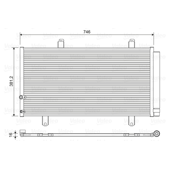 822584 - Condenser, air conditioning 