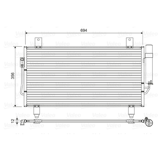 822599 - Condenser, air conditioning 