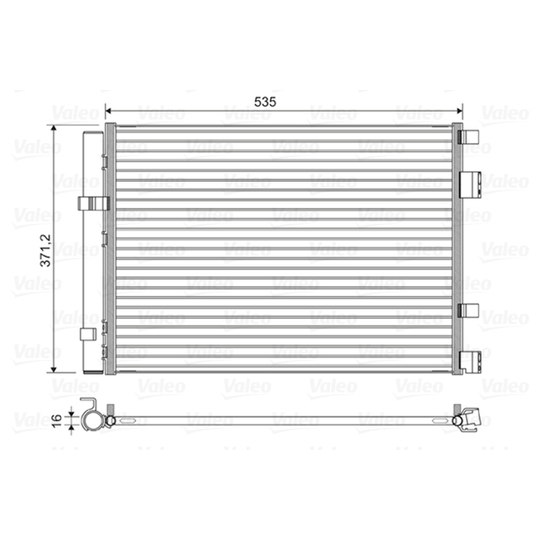 822610 - Condenser, air conditioning 