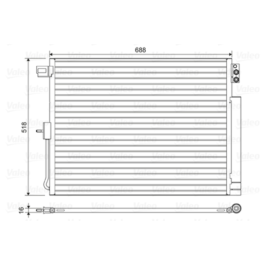 822616 - Condenser, air conditioning 