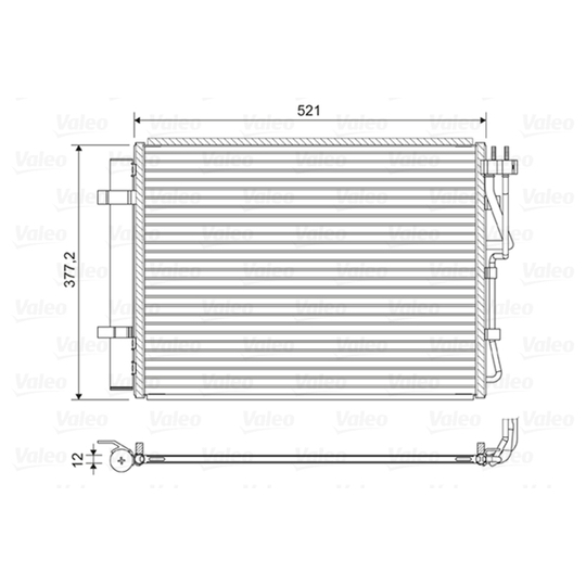 822624 - Condenser, air conditioning 