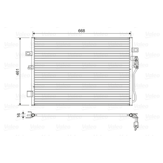 822625 - Condenser, air conditioning 