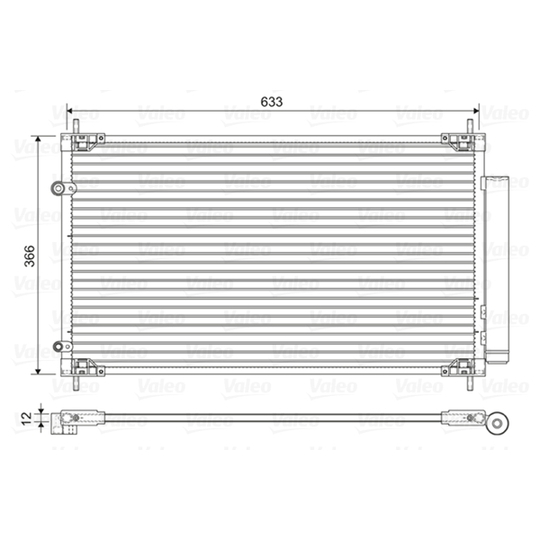 822604 - Condenser, air conditioning 