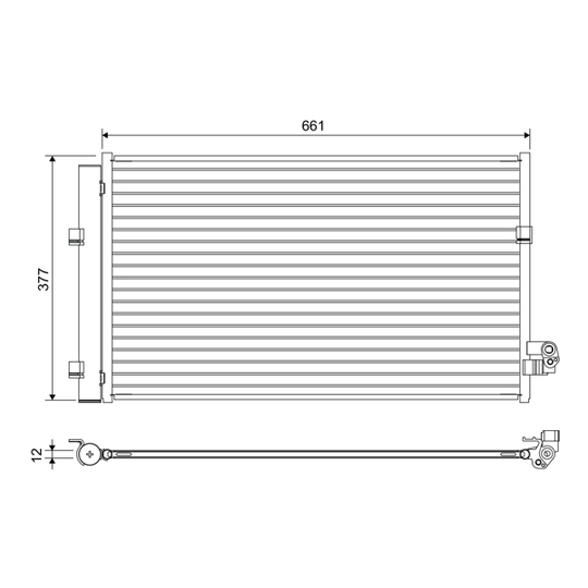 822647 - Condenser, air conditioning 