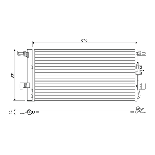 822648 - Condenser, air conditioning 