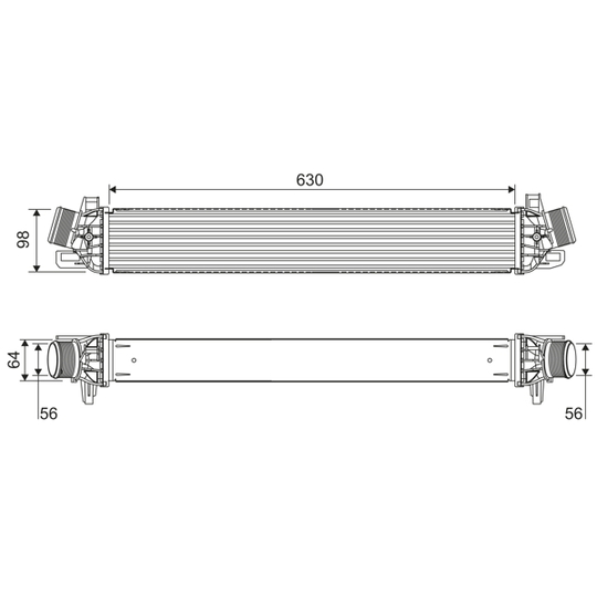 822914 - Intercooler, charger 