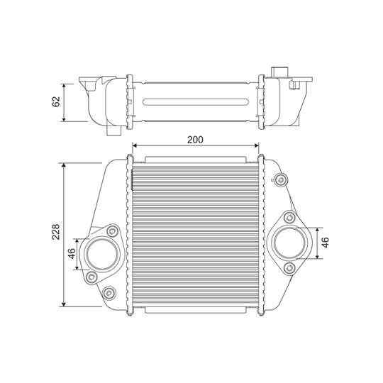 822901 - Kompressoriõhu radiaator 