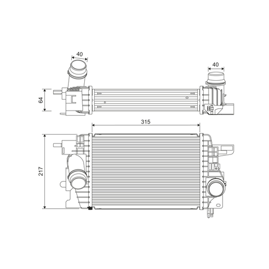 822912 - Kompressoriõhu radiaator 