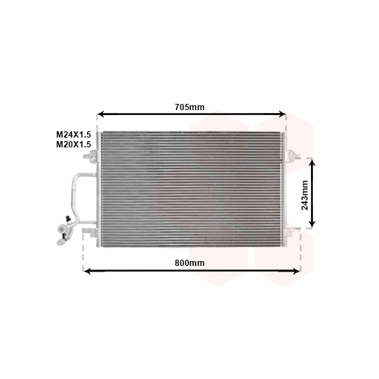 03005175 - Condenser, air conditioning 