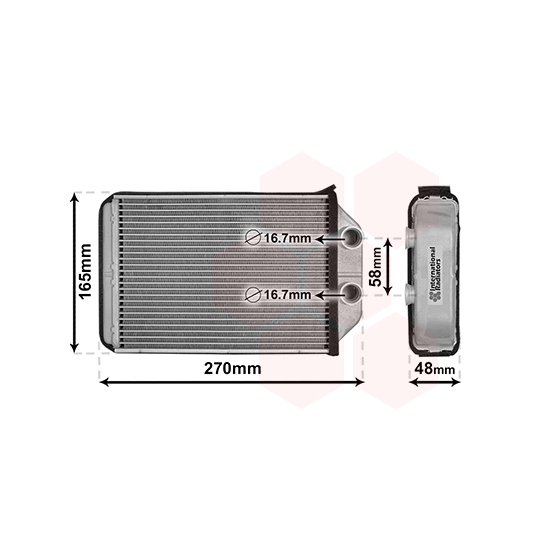 03006393 - Heat Exchanger, interior heating 