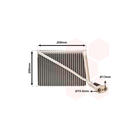 0300V148 - Evaporator, air conditioning 