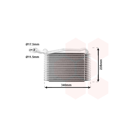 0300V142 - Evaporator, air conditioning 