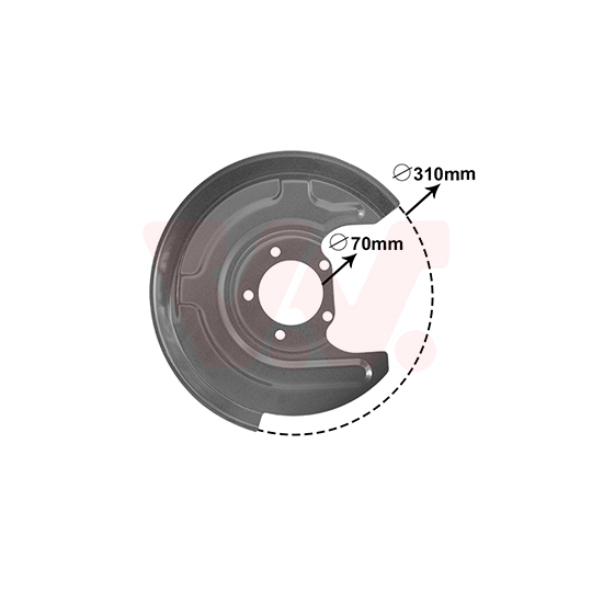 0315374 - Splash Panel, brake disc 