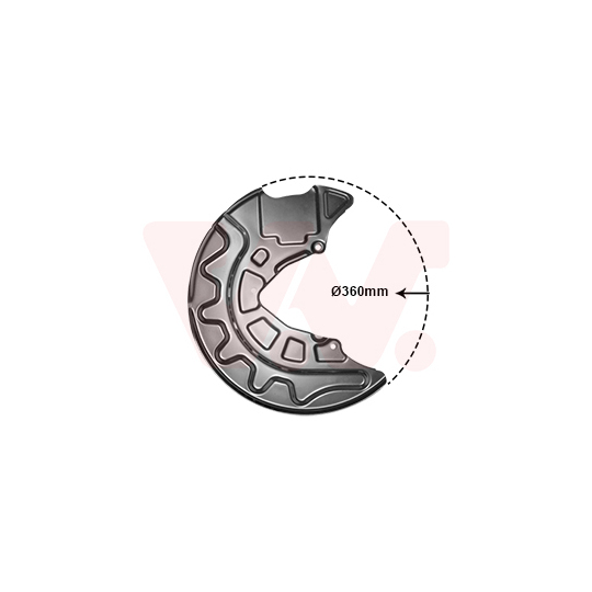 0336372 - Splash Panel, brake disc 