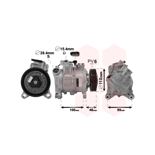 0600K489 - Compressor, air conditioning 