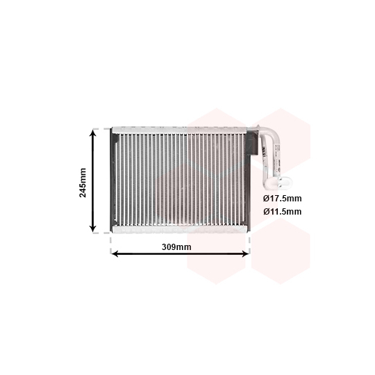 0600V402 - Evaporator, air conditioning 