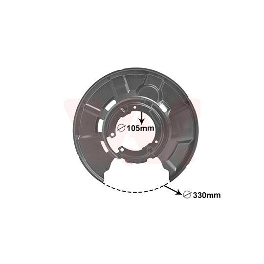 0627373 - Splash Panel, brake disc 