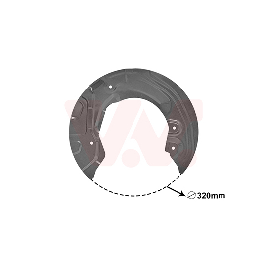 0627371 - Splash Panel, brake disc 