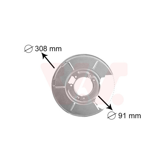 0646373 - Splash Panel, brake disc 