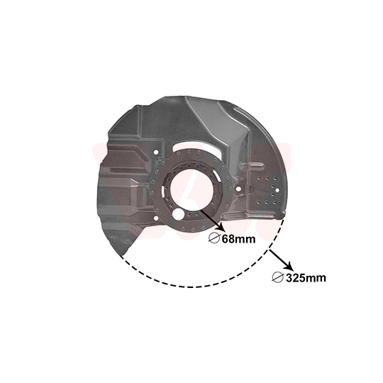 0646371 - Splash Panel, brake disc 