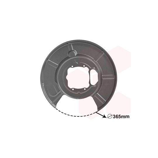 0655373 - Splash Panel, brake disc 