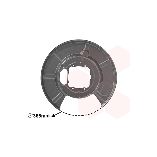 0655374 - Splash Panel, brake disc 