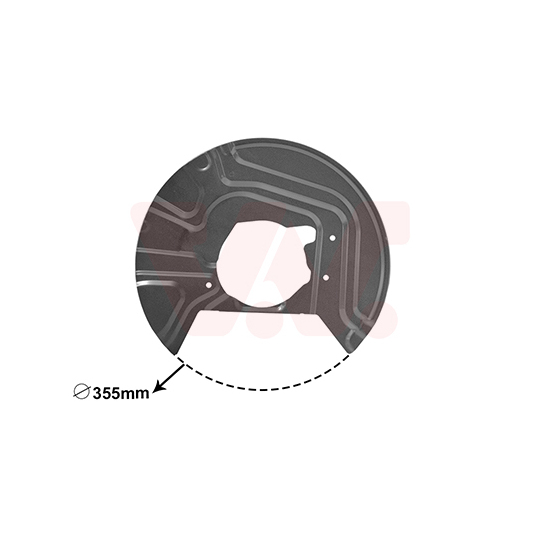 0680372 - Splash Panel, brake disc 