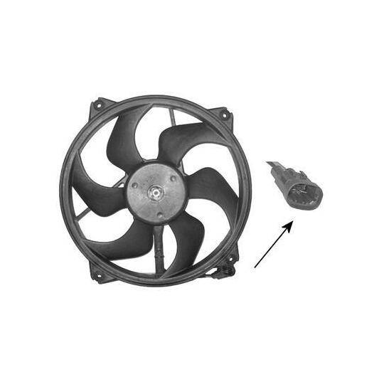0905745 - Fan, radiator 