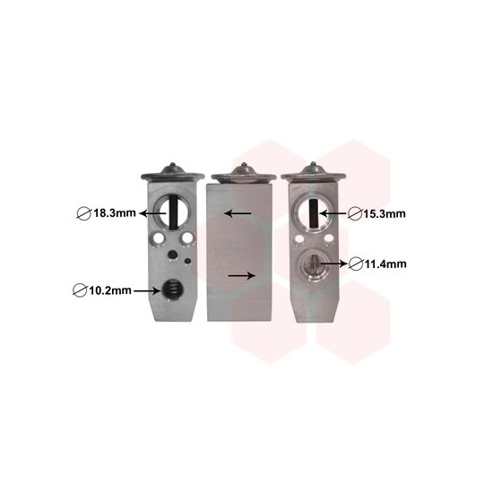 13001358 - Expansion Valve, air conditioning 