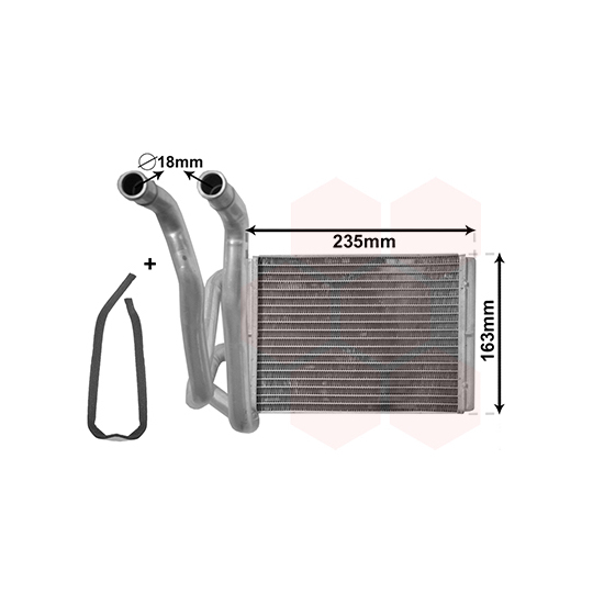 13006426 - Heat Exchanger, interior heating 