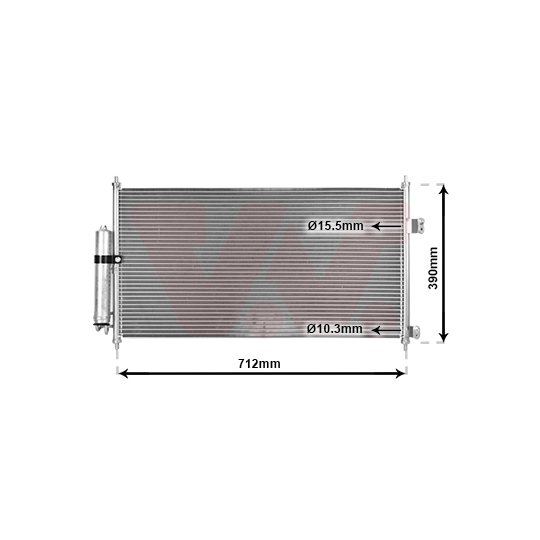 13005263 - Condenser, air conditioning 