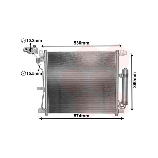 13005403 - Condenser, air conditioning 