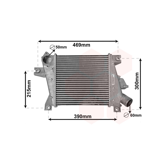 13014700 - Intercooler, charger 